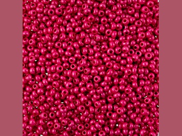 Picture of John Bead Czech Glass 10/0 Seed Beads Terra Intensive Rose Color 22 Grams
