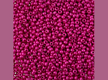 Picture of John Bead Czech Glass 10/0 Seed Beads Terra Intensive Pink 22 Grams