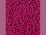 John Bead Czech Glass 10/0 Seed Beads Terra Intensive Pink 22 Grams