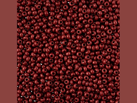 John Bead Czech Glass 10/0 Seed Beads Terra Intensive Brown 22 Grams