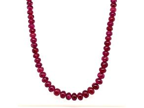 Red Garnet Rondelle Beads 4.5x5.5-5.5x6.5mm Bead  Strand appx 34" in Length