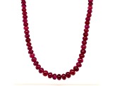 Red Garnet Rondelle Beads 4.5x5.5-5.5x6.5mm Bead  Strand appx 34" in Length