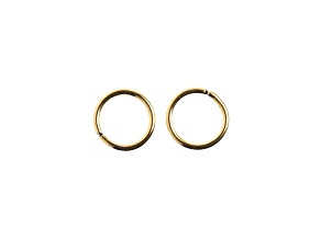 John Bead Must Have Findings 8mm Antique Gold Tone Jump Rings 118 Pieces