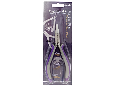 5 Ergo Minis Stainless Steel Jewelry Making Pliers Flat Nose - 17379A