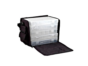 5 Storage Box Organizer with Fabric Case