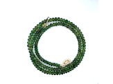 Chrome Tourmaline Rondelle Beads 3x4-4x5mm Bead Strand appx 34" in Length