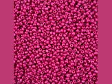 John Bead Czech Glass 8/0 Seed Beads Terra Intensive Matte Pink 22 Grams