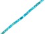 AAA Natural Blue Turquoise 2mm Faceted Rounds Bead Strand, 13" strand length