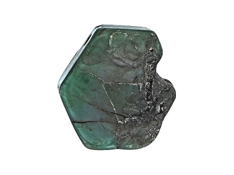 Bahia Brazilian Emerald in Matrix Focal Bead Free-Form Nugget