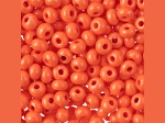 John Bead Czech Glass 6/0 Seed Beads Terra Intensive Orange 22 Grams