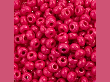 Picture of John Bead Czech Glass 6/0 Seed Beads Terra Intensive Rose Color 22 Grams