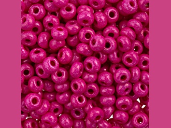Picture of John Bead Czech Glass 6/0 Seed Beads Terra Intensive Pink 22 Grams