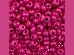 John Bead Czech Glass 6/0 Seed Beads Terra Intensive Pink 22 Grams