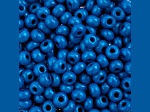 John Bead Czech Glass 6/0 Seed Beads Terra Intensive Blue 22 Grams