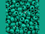 John Bead Czech Glass 6/0 Seed Beads Terra Intensive Dark Green 22 Grams