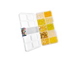 John Bead 10 Types Yellow Mix Sequins and Beads Kit