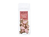 8-Piece Sweet & Petite Pink Flamingo Small Gold Tone Enamel Charms