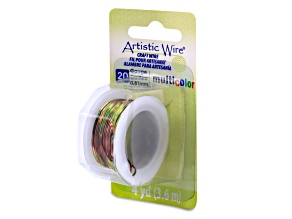 Artistic Wire 20 gauge Multicolor, Brown, Green, Gold, 4yd