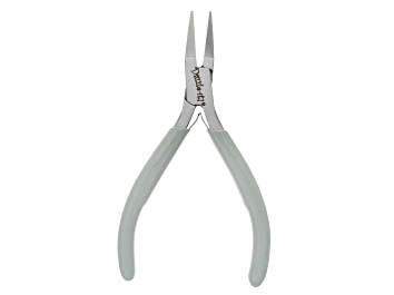 Picture of 4.75" Stainless Steel Jewelry Making Pliers Classic Slim Flat Nose