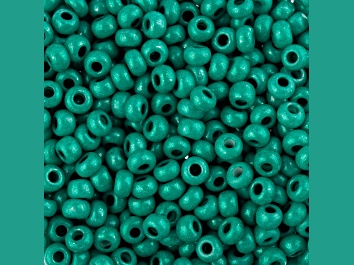 Picture of John Bead Czech Glass 8/0 Seed Beads Terra Intensive Dark Green 22 Grams