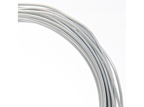 John Bead 12 Guage Silver Color Jewelry Aluminum Wire 30ft