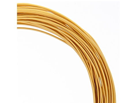 John Bead 18 Guage Gold Color Jewelry Aluminum Wire 30ft