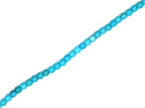 AAA Light Blue Turquoise 2mm Smooth Rounds Bead Strand, 13" strand length