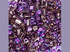 Czech Glass Seed Beads Wild Grapes Montage Color Assortment 23 Gram Vial