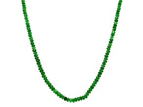TSAVORITE RONDELLE BEADS SHORT STRAND