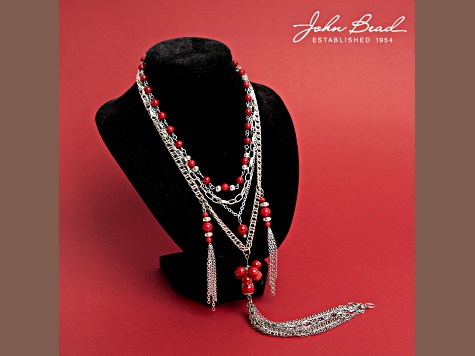 John Bead 4x4mm Silver Stainless Steel Wire Guardian 24 Pieces