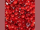 Czech Glass 2/0 Seed Beads Ruby Color Mix 22 Gram Vial