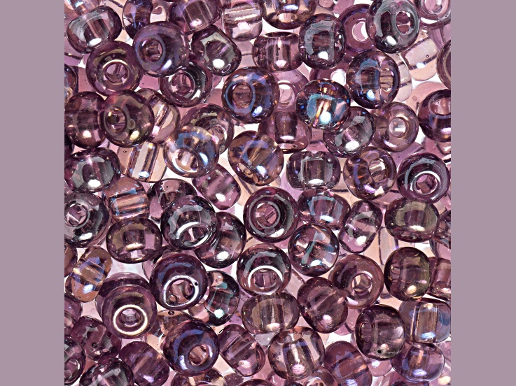 Czech Glass 2/0 Seed Beads Lilac Luster Mix 22 Gram Vial - 1BD7XR