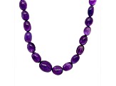 Amethyst Tumbled Beads 6x8-15x20mm Bead Strand appx 18" in Length