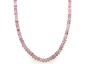 Color Shift Garnet 3-4mm Smooth Rondelle Bead Strand Approximately 16 inches with Silver Clasp