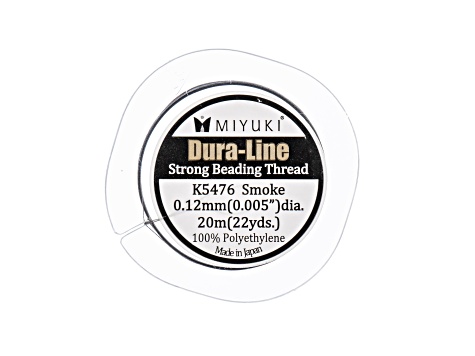 Miyuki Dura-Line 0.12mm Black Beading Thread 20m