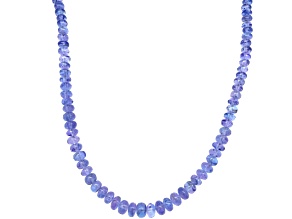Tanzanite Rondelle 2.5 - 5.0mm Bead Strand, Approximately 18 Inches
