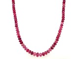 Pink Spinel Rondelle Beads 3 x 4.5-7.5 x 8.5 mm Bead Short Strand