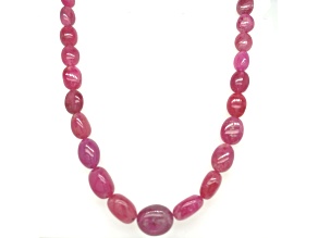 Spinel Tumbled 6x7-11x13MM Bead Strand with silver clasp, Approximately 14 Inches