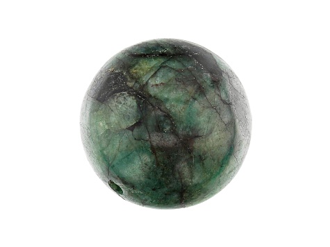 Bahia Brazilian Emerald in Matrix Focal Bead 25mm Sphere
