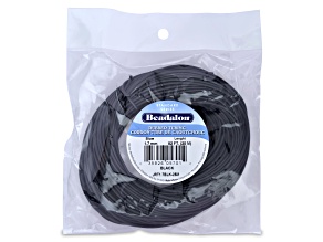 Rubber Tubing, 1.7 mm, Black, 25 m