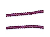 Purple Garnet Faceted Beads 2.5x4-3.5x5mm Bead Strand appx 18" in Length