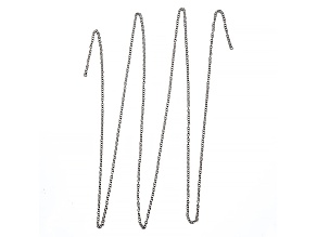 John Bead Silver Stainless Steel 1m Rolo Chain with 2.5x2mm Links