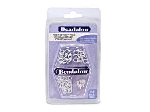 Findings Variety Pack, Silver Tone, 112 pc