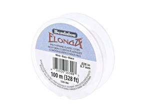 Elonga™ Stretch Cord, 0.7 mm, White, 100 m