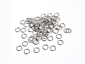 John Bead 10mm Silver Stainless Steel Jump Rings 75 Pieces