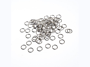 John Bead 5mm Silver Stainless Steel Jump Rings 100 Pieces