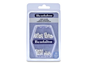Crimp Covers, Variety Pack, Silver Tone, 80 pc