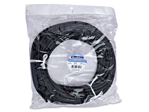 Rubber Tubing, 6.0 mm, Black, 25 m