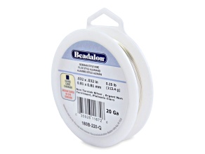 German Style Wire Square Silver Plated 20 GA 1/4LB