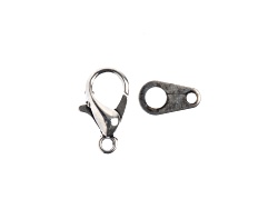 The Slippery Pearl 10-Pack 12mm Antique Copper Tone Lobster Clasps - For Jewelry Making